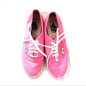 Pink Vans Low Top Worn Once